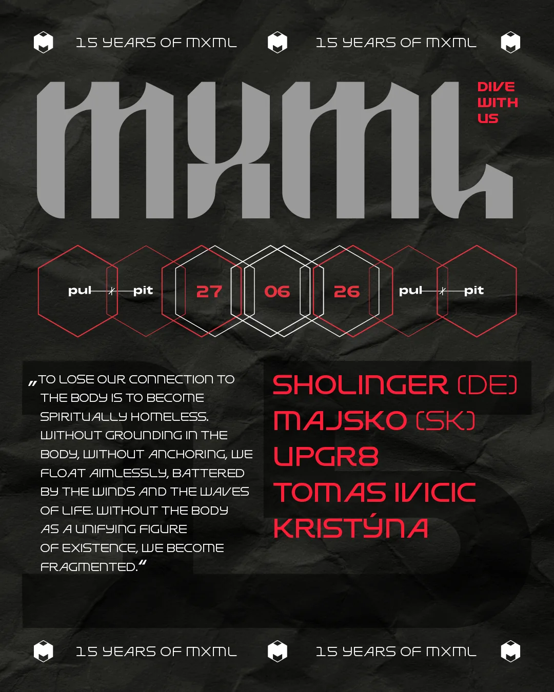 15 Years of MXML flyer